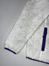 Carhartt WIP Sherpa Fleece Jacket White/Purple Collar (M/L)