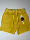 Abercrombie & Fitch Varsity Crest Yellow Fleece Shorts (W:30) (L:18)
