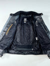Can-Am Spyder Black, White & Yellow Leather Riding Jacket  (M)