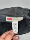 Levi’s Red Tab Washed Black Cotton Cap (Adjustable)