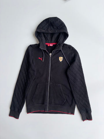 Puma Scuderia Ferrari Zip-Up Hoodie – Black | (M)