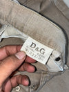 D&G Beige Cross-Hatch Straight Jeans (W:30|L:41)