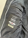 Probiker PRX Racing Leather Motorcycle Jacket Black White padded (S)