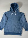 Champion | Blue Heather Sleeve Script Hoodie (M)