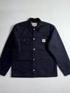 Carhartt WIP Michigan Coat Winter Black Blanket-Lined Chore Jacket (M)