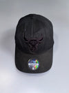 Chicago Bulls Mitchell & Ness All-Black Snapback (Adjustable)
