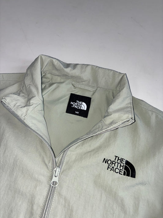The North Face Sage Green Nylon Track Jacket(Xs)