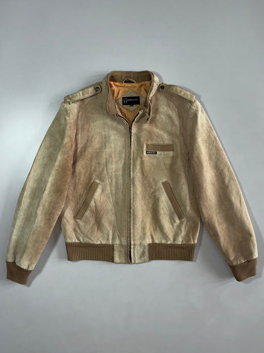 Members Only Premium Original Sued Leather Jacket (M)