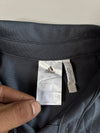 Vintage Adidas Grey Climalite Rugby Polo Shirt (L)