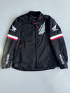 Honda Motorcycle Racing Jacket – Black/Red/White (M)