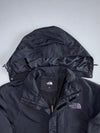 The North Face Black Hooded Waterproof Shell Jacket W/ Detachable Cap (M/L)