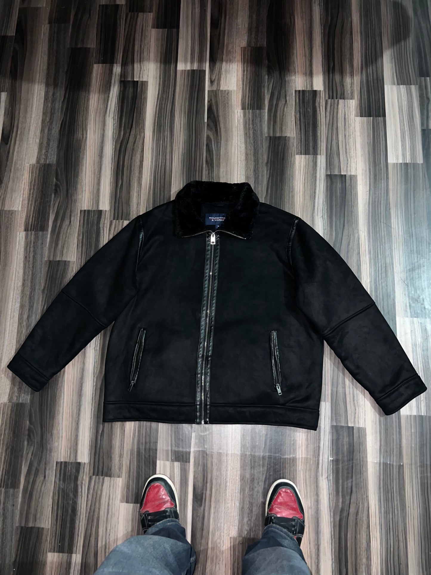 Premium Sued Leather Jacket (XL/2XL)