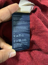 Tommy Hilfiger Maroon Washable Wool Crewneck Sweater (L)