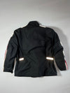 Dainese Gore-Tex Black & Maroon Motorcycle Jacket – Reflective Stripes, Made in Italy (2XL)