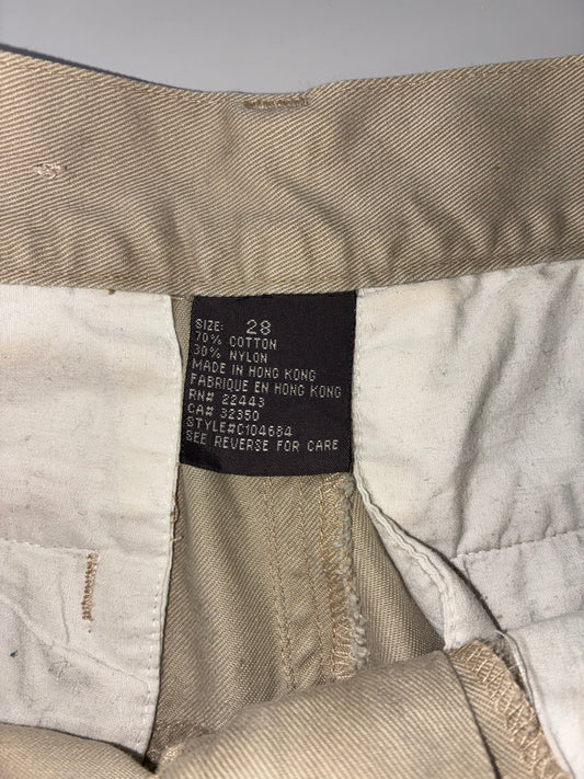 Dickies Khaki Work Shorts (W:27) (L:21.5)