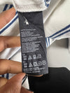 Tommy Hilfiger White & Navy Striped Polo (L)