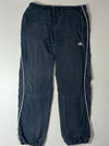 Adidas | Vintage Navy Piping Track Pants | (W:36) (L:42)