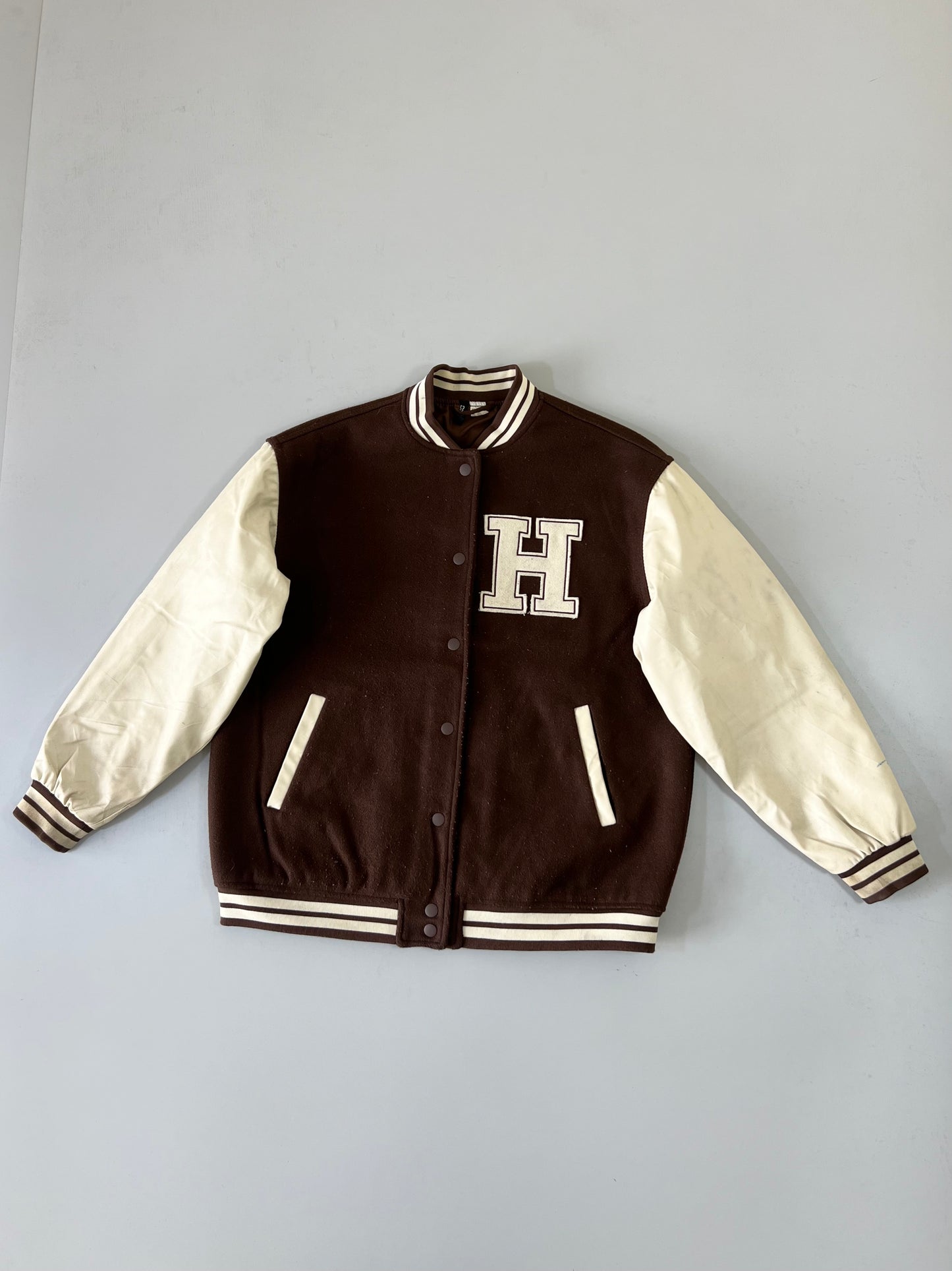 ZSuper Premium Varsity Jacket Original Leather (M)
