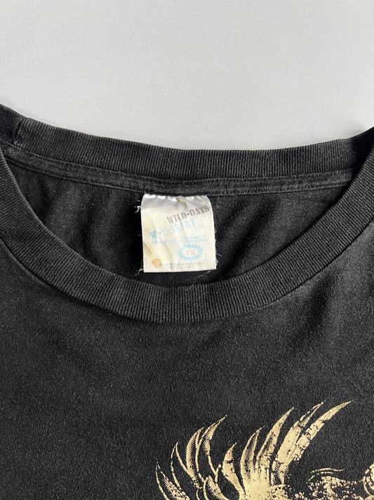 Wild-Oats | Black Wings & Dagger Graphic Tee(3XL)