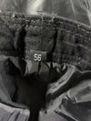 Vintage Black Leather 5-Pocket Pants (W:36) (L:47)