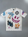 FSBN | Graffiti All-Over Print Tee | White (L)