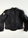 Streetfighter Textile Motorcycle Jacket – All Black Padded (L)