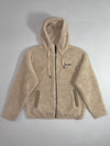 Dickies Sherpa Hoodie Cream Workwear Fleece, Oversized Fit (L)
