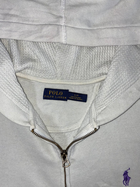 Polo Ralph Lauren Full Zip Hoodie White (S)
