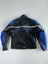 Ixon Blue & Black Racing Leather Jacket (M)