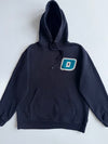 Dickies | RARE Navy Heavyweight O Patch Hoodie | (M)