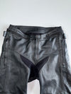 Dainese | Perforated Leather Racing Pants | All Black | W/ Sliders Size 50 (EU) (W-32)