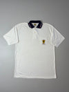 Vintage Ferrari White Pocket Polo with Logo Collar (XL)