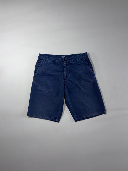 Carhartt WIP Navy Chino Shorts (W:34) (L:22)