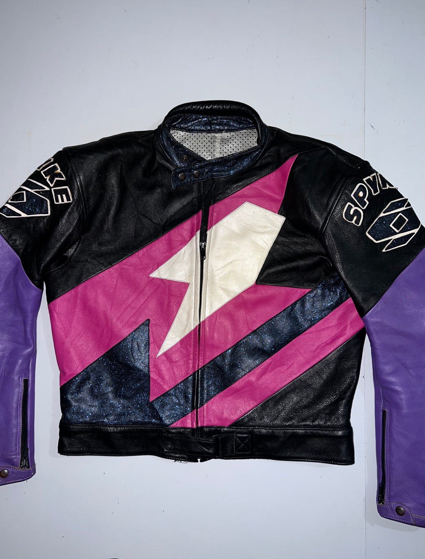 ! !           Super Premium (RARE) Original Leather Racing Jacket (PADDED) (S)