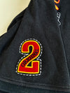Royal County of Berkshire Polo Club Black & Red Embroidered Polo(L)
