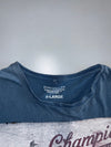 Icons Collection | England 1966 World Cup Champions Photo Tee | Steel Blue (2XL)