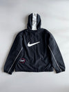 Nike Vintage Hooded Windbreaker Jacket Black (XL)