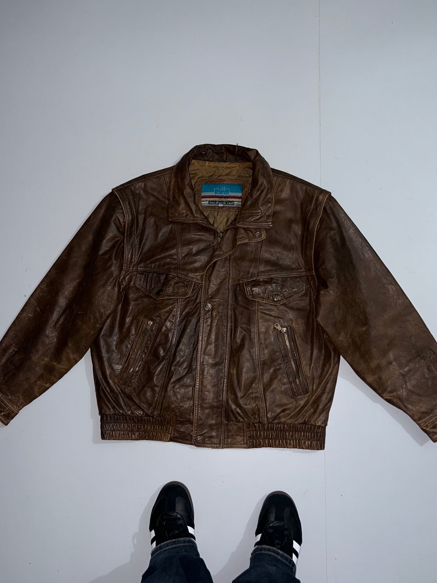 ! ! ! ! Super Premium Detachable Arms Original Leather (XL/2XL)