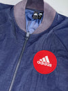Adidas Navy Nylon Bomber Jacket with Red Logo Patch Farco Edition (XL)
