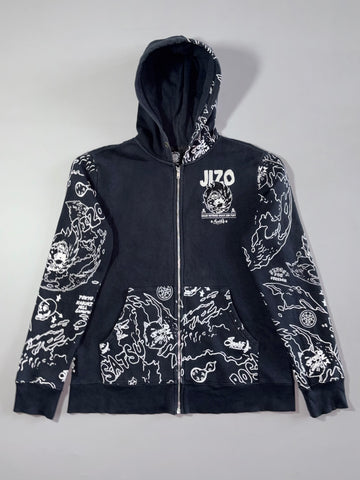 Jizo Bosatsu "The Master" Limited Edition Japanese All-Over Print Zip Hoodie (M/L)