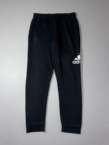 Adidas Essentials Black Big Logo Fleece Joggers (W:33) (L:42)