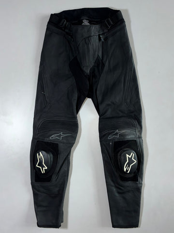 Alpinestars Original Leather Pants w/ Knee Puck Sliders Womens (W:28|L:38)
