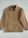 Beverly Hills Polo Club Flannel-Lined Canvas Harrington Jacket – Tan (S)