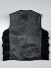 Tactical Style Genuine Leather Vest (2XL)