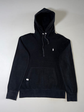 Polo Ralph Lauren Performance Black Hoodie – Embroidered Pony Logo |  (S)