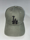 New Era 39Thirty LA Dodgers Olive Green Cap – Black Logo, Genuine MLB Merch, S-M (58cm)