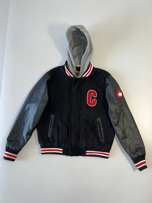 !                                                                                                                                                                       Super Premium Varsity Jacket Leather Sleeves (L)