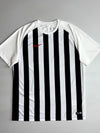 Nike Dri-Fit Striped Soccer Jersey – Black/White (L)