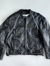 Lookwell Bike Fashion Vintage Leather Motorcycle Jacket (Paded)(M)