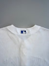 Majestic MLB Toronto Blue Jays White Button-Up Baseball Jersey Genuine Merchandise Size (L)